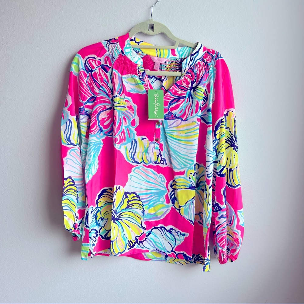 Lilly Pulitzer Silk Elsa top